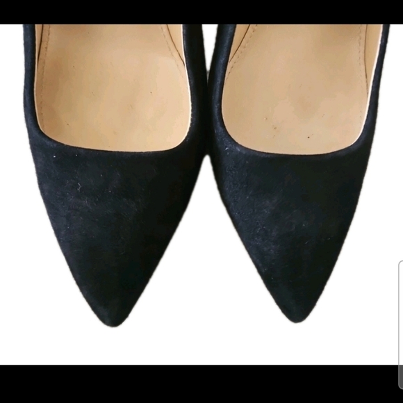 J Crew Womens Black Falsetto Suede Ankle Tie Sexy Date Night Pump Heels 8 - Picture 12 of 14